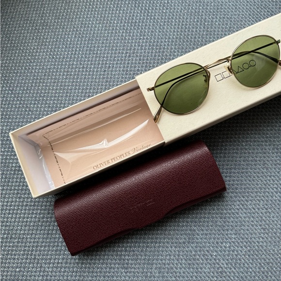 OLIVER PEOPLES x THE ROW Board Meeting Round Sunglasses - Picture 3 of 6